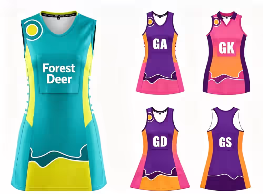Sublimation Netball Uniforms Wholesale