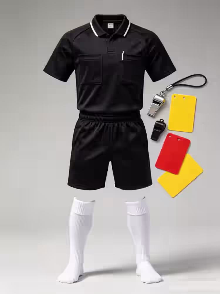 Dye Sublimation Soccer Referee Uniform Jersey