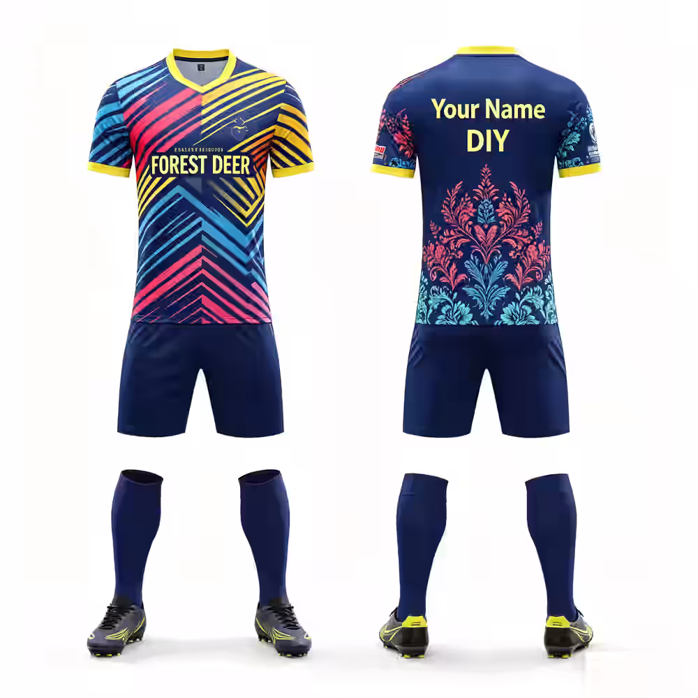 Dye Sublimated Soccer Uniform Jersey Short Kit