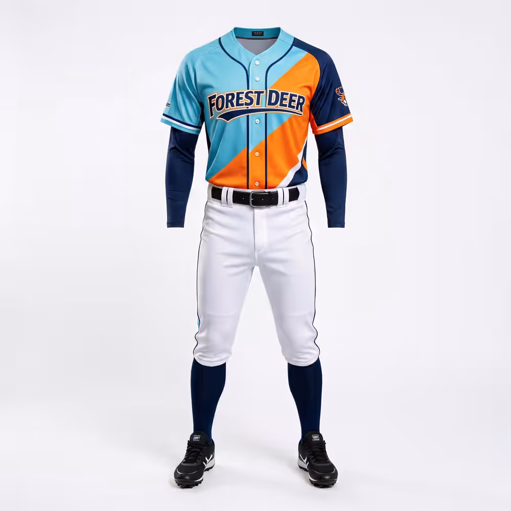 Custom Sublimated Baseball Uniform Jersey & Pants