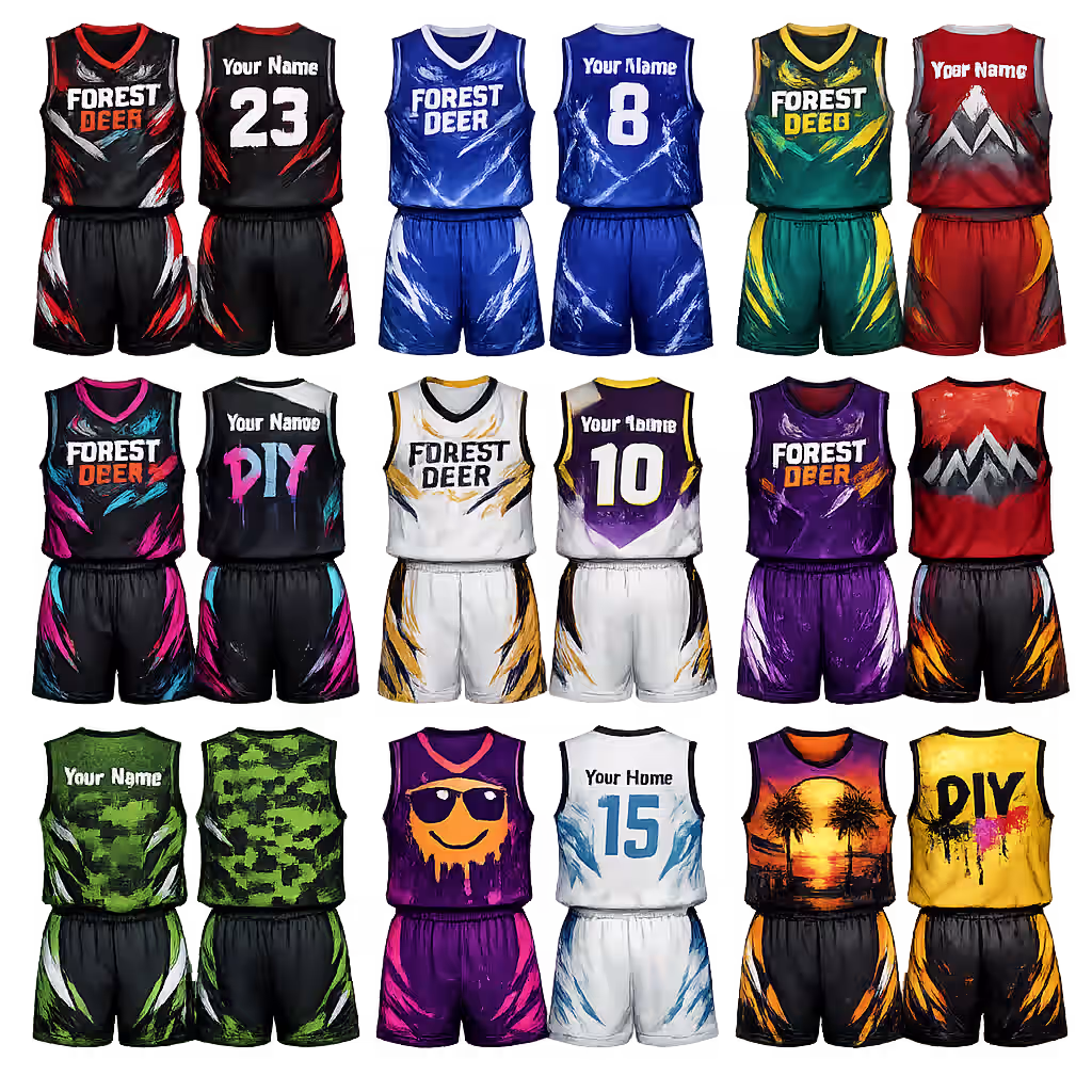 Custom Design High Quality Mesh Basketball Jersey